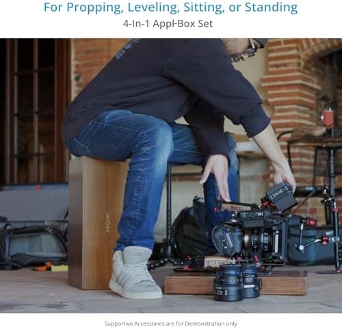 PROAIM APPL-Box Set of 4 for Filmmaking, Photography & Studio - Dark Brown - Image 2