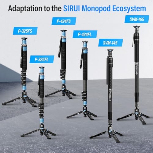 SIRUI SVM-E Carbon Fiber Monopod Extension Tube, Quick Release Column - Image 5