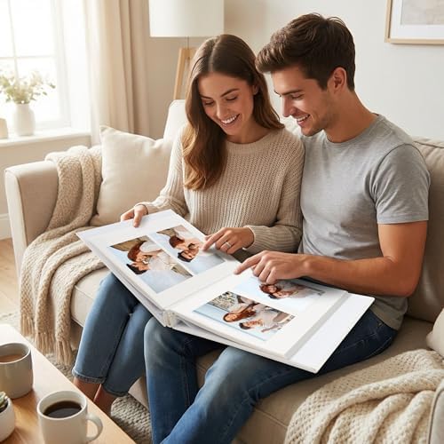 Vienrose Couples Self Adhesive Photo Album 13.2x12.8 40 Pages - Image 5