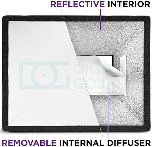 Altura Photo Flash Diffuser Softbox 9x7, Universal for Camera Speedlight - Image 3