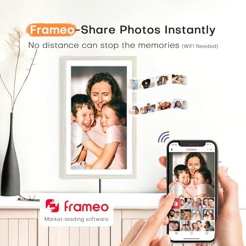 Digital Picture Frame, 15.6 Inch Frameo Digital Frame WiFi Large Display - Image 3
