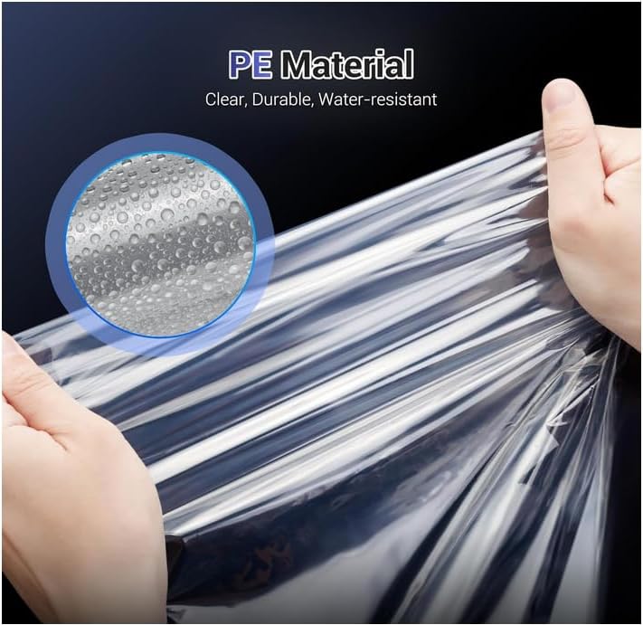 2PCS Clear Camera Rain Cover w Flash for Camera + Lens up to 6.3"x9.8"(DXL) - Image 6