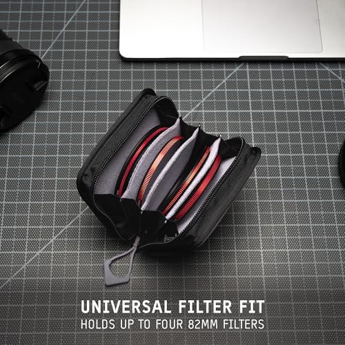 WANDRD Lens Filter Case - Store 4 Filters in Your Camera Backpack or Camera Case, Protect Photography Accessories from Scratches, Dust & Impact (Uyuni Purple) - Image 4