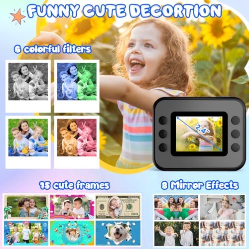Kids Camera Instant Print, Christmas Birthday Gifts for Girls and Boys - Image 4