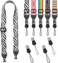FIEIL Zebra Stripe Shoulder Strap, Adjustable Camera Strap with 2 Sets of Quick-Release Buckles, Comfortable Neck Strap for iPad, Tablet, Camera, Laptop, Binocular, Luggage Bag by FIEIL