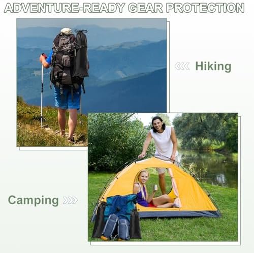 Tripod Case Bag, Nylon Tripod Storage Bag, Long Foldable Monopod Compact Carrying Organizer Pouch- Fitting for (Monopod/Light Stand/Umbrella/Travel) 39 x 8 In & 2 Pack & Black - Image 6