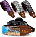 Art Tribute Custom Camera Strap World Map - Add Your Text and We Make It Especially For You Get Your Own Personalized Gift Camera Strap, No Shipping Cost! by ArtTribute