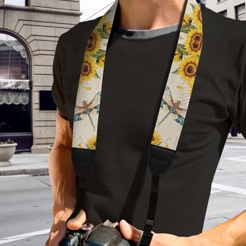 GLENLCWE Camera Strap, Camera Strap for Photographers Neck Strap Replacement Fit Most Cameras - Image 2
