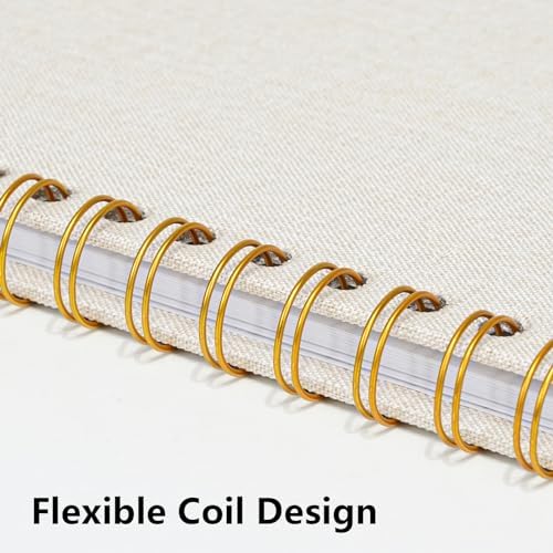 10x10 Inch Scrapbook DIY Photo Album, 40 Sheets (80 Pages), Beige - Image 5