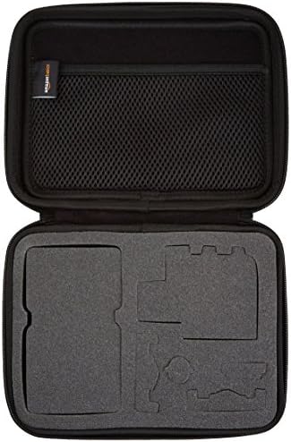 Amazon Basics Small Portable Protective Carrying Case for GoPro and Action Camera, Padded with Secure Handle, 9 x 7 x 2.5 inches, Black - Image 6