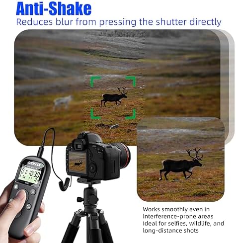 Rechargeable Intervalometer Timer Shutter Release Remote with LCD Screen - Image 6
