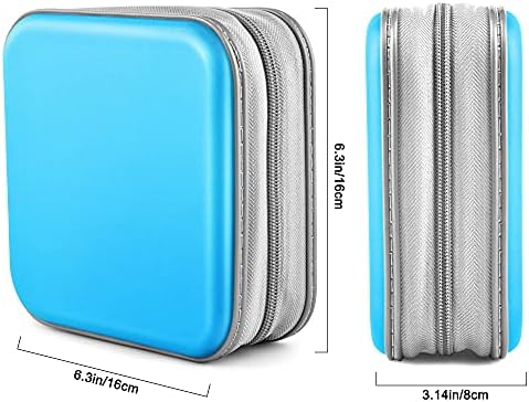 40‑Capacity Hard Plastic CD/DVD Binder for Car, Home & Travel - Image 6