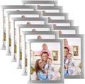 Giftgarden 8x10 Picture Frame Silver Set of 12, Multi Modern 8 by 10 Photo Frames Bulk for Wall or Tabletop Display by Giftgarden