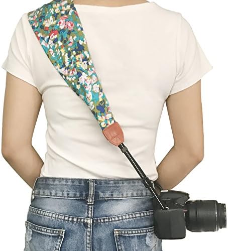 Alled Camera Neck Shoulder Belt Strap, Chevron Scarf Vintage Print Soft Coloful Camera Straps for Women/Men for DSLR/SLR/Nikon/Canon/Sony/Olympus/Samsung/Pentax ETC - Image 6