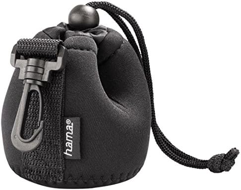 Hama 126693 | Small Neoprene Pouch for Camera Lens, Black - Image 2