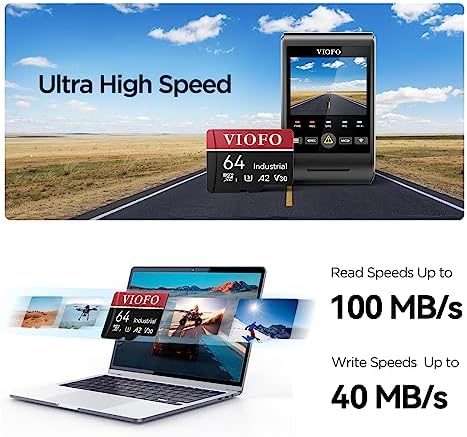 VIOFO 64GB Industrial Grade High Endurance microSDXC Card for Dash Cam - Image 2
