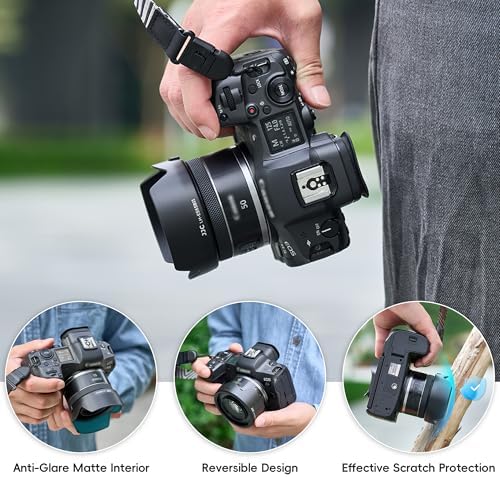 JJC Tulip RF 50mm Lens Hood for Canon RF 50mm f/1.8 STM, Replaces ES-65B - Image 6