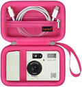 Canboc Carrying Case for KODAK EC35/ KODAK EKTAR H35 Film Camera, Rosered by Canboc