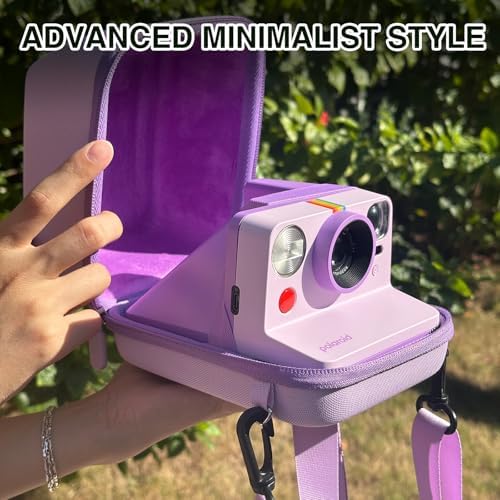 Camera Case for Polaroid Now/Now+/I-Type/Flip Instant Camera,Purple - Image 5