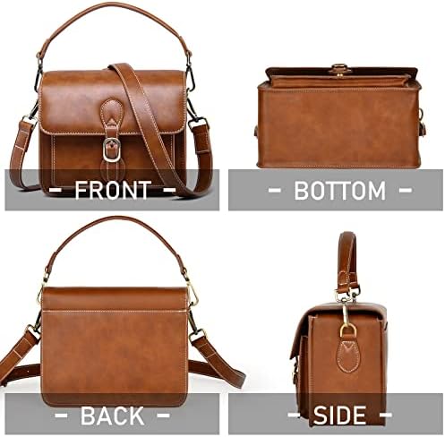 Cwatcun Retro Camera Sling Bag, Compact Crossbody Case for DSLR/Mirrorless - Image 5