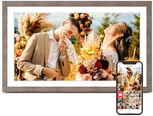 Digital Picture Frame, Frameo 15.6'' Digital Photo Frame WiFi Large Display by Pastigio