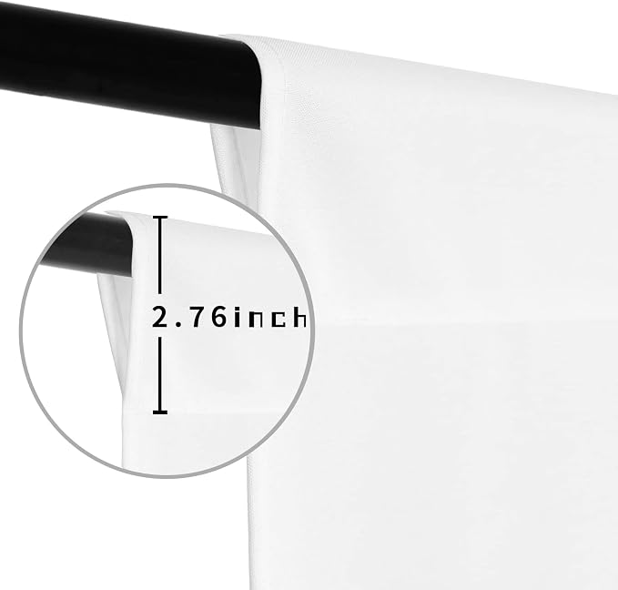 White Photo Backdrop for Photoshoot Background Photography 7x10ft | Polyester, Portrait Product Professional Fashion Shoot, Festival Celebrations - Image 5