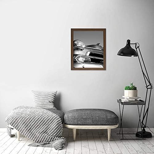 Americanflat 18x24 Poster Frame - Mahogany Engineered Wood with Polished Plexiglass - Wide Picture Frame for Vertical or Horizontal Wall Display - Epic Collection - Mahogany - Image 2