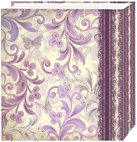 Pioneer Photo Albums TR-100D/WR Magnetic 3-Ring Photo Album 100 Page, Wine Renaissance Design - Image 2