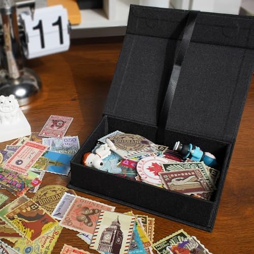 Photo Storage Box 5x7, Keepsake Box - Black - Image 3