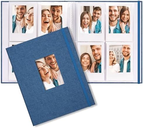 Vienrose Mini Polaroid Photo Album 208 Photos 2x3 Inch Blue 1 PACK by Vienrose