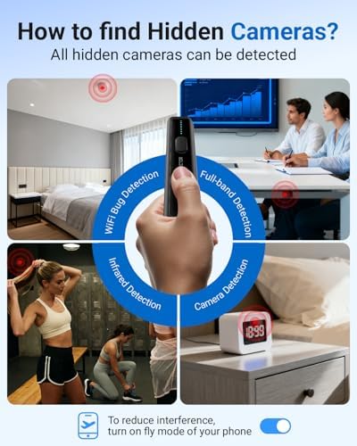 Hidden Camera Detectors GPS Tracker Detector for Travel, Hotels - Image 2