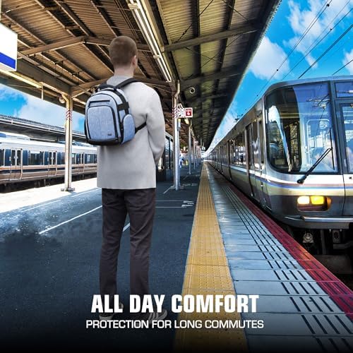 USA Gear Portable Camera Backpack for DSLR with Customizable Accessory Dividers, Weather Resistant Bottom and Comfortable Back Support - Compatible with Canon, Nikon, Sony, Fujifilm, and More (Blue) - Image 6