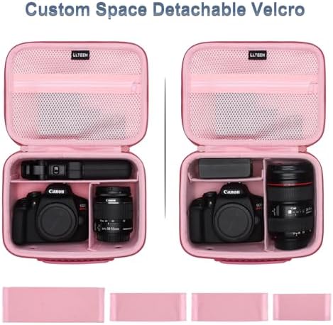Small Camera Case Bag for Canon EOS Rebel T7/R50//R100 DSLR Camera Rosein - Image 2