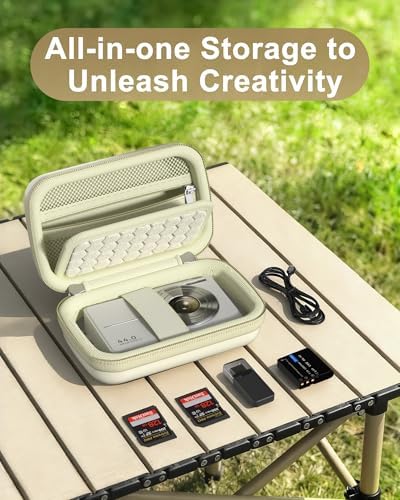 ProCase Digital Camera Case for KODAK Pixpro, Compact Travel Bag -Cream - Image 5