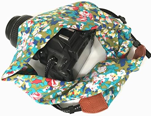 Alled Camera Neck Shoulder Belt Strap, Chevron Scarf Vintage Print Soft Coloful Camera Straps for Women/Men for DSLR/SLR/Nikon/Canon/Sony/Olympus/Samsung/Pentax ETC - Image 3