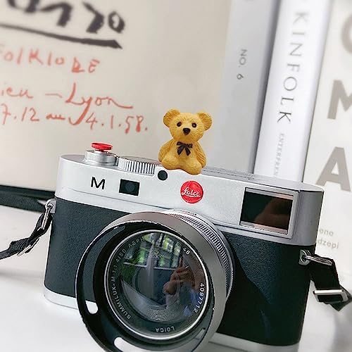 ZOSTLAND Lovely SLR Camera Hot Shoe Boot Cover Cap, Brown Bear Shoe Protector,Compatible with Sony Fuji Canon Nikon Pentax Leical. (2pcs Bear) - Image 3