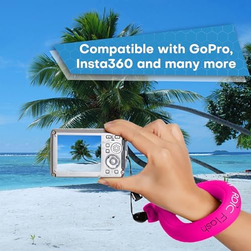 Nordic Flash Floating Wrist Strap (2-pack) for Phone & Action Camera - Compatible with GoPro Hero 13, Insta360 X4, DJI Action 5 Pro, OM System TG-7, Kodak PixPro WPZ2 & iPhone - Pink & Green - Image 4