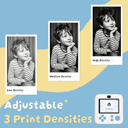 Kids Instant Print Camera, Zero-Ink Thermal Printing with 4 Paper Rolls - Image 3