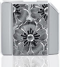 Metal Camera Hot Shoe Cover for DSLR/SLR-Cherry Blossom Bright Silver by DBZZ