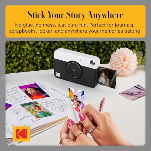 Kodak Printomatic Instant Camera (Black) Basic Bundle + Zink Paper (20 Sheets) + Deluxe Case - Image 5