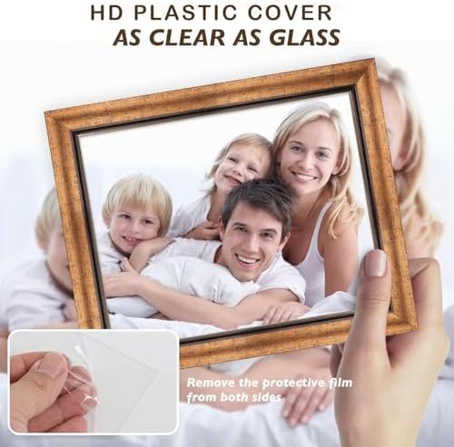 XUANLUO 1 pcs 11x14 Picture Frame with Gold Color,Rustic Retro Photo Frame - Image 6