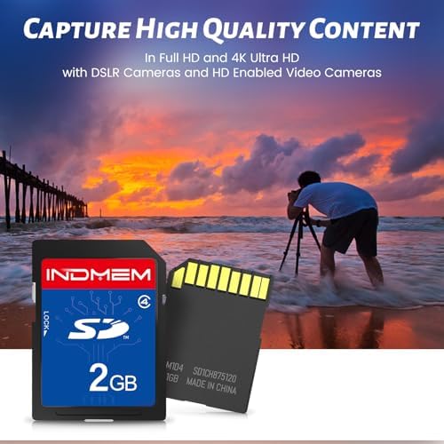 2GB Class 4 SD Card, MLC Flash Secure Digital Memory Card, Compatible with Digital Cameras, Camcorders & Old Devices - Image 4