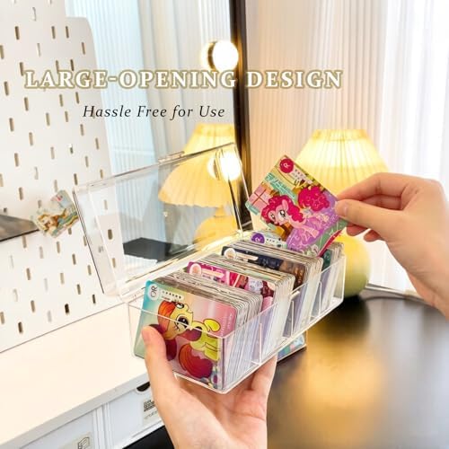 2x3 Photo Storage Box Clear Acrylic Organizer for Kpop & Instax Mini - Image 4