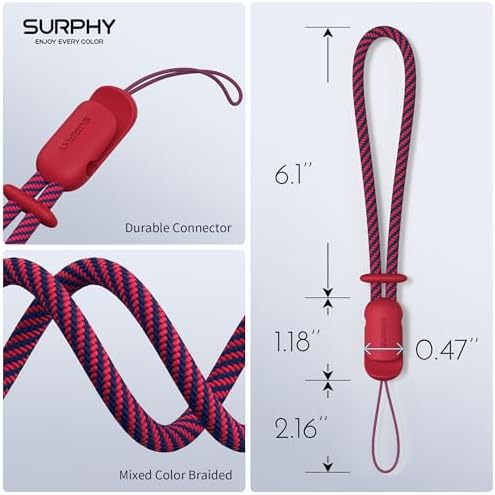 SURPHY 2 Pack Phone Lanyard, Phone Wrist Strap for Case, Camera Wrist Strap - Image 5