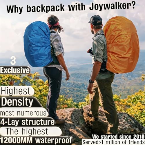 Joy Walker 12000mm Waterproof Backpack Rain Cover for Hiking Camping Travel - Image 2