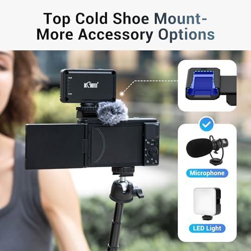 JJC Cold Shoe Wind Muff Windshield for Canon PowerShot V1 Digital Camera - Image 3