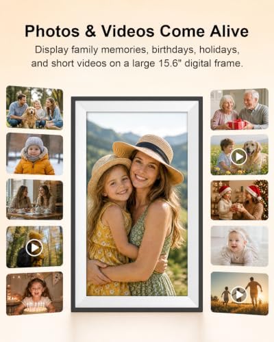Frameo 15.6 Inch Smart WiFi Digital Picture Frame - Image 2