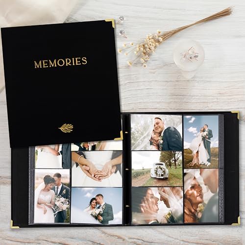 Beautiful Linen Photo Album For 4x6 Photos - Holds Up To 500 Pictures - Image 2
