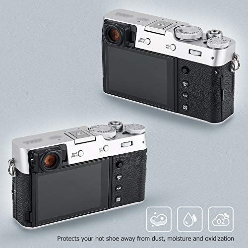 4PCS Camera Hot Shoe Cover for Fujifilm XT30III XM5 X100VI X100V XE4-Silver - Image 3