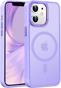 LeYi for iPhone-11 Phone Case Purple Compatible with MagSafe Magnetic[ Screen Protector X2 + Camera CoverX2]Funda Para ipone 11case Military Grade Protective Cases i Phone 11 iphone11,Lavender Purple by LeYi